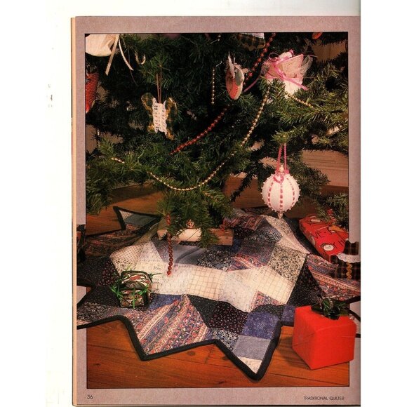 Traditional Quilter Magazine October 1989 Christmas Special Quilt Patterns - Picture 5 of 5